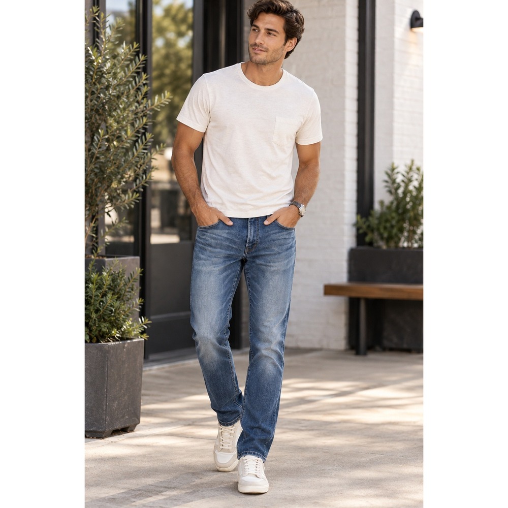 American Eagle Jeans Mens 29x27 Blue Slim Denim Skater Indie Y2K